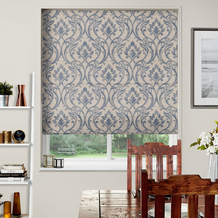 Roman Blind in Leyburn Denim