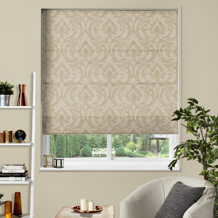 Roman Blind in Leyburn Natural