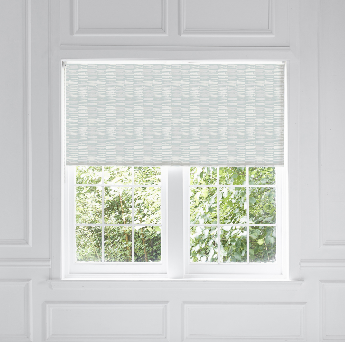 Roller Blind in Merapi Blackout Duckegg