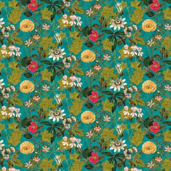 Passiflora Kingfisher Roller Blind