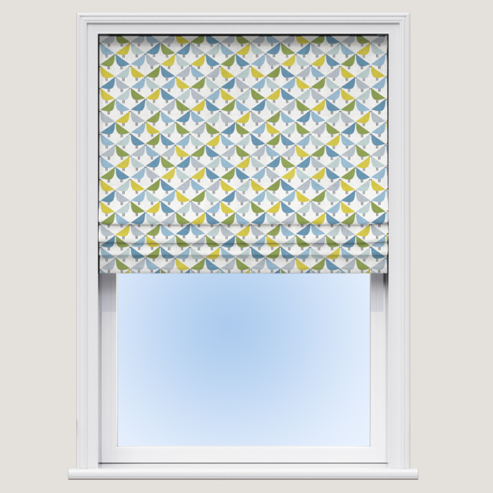 Lintu Gecko Pacific Glacier Roman Blind