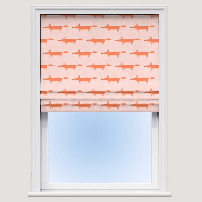 Midi Fox Milkshake Roman Blind