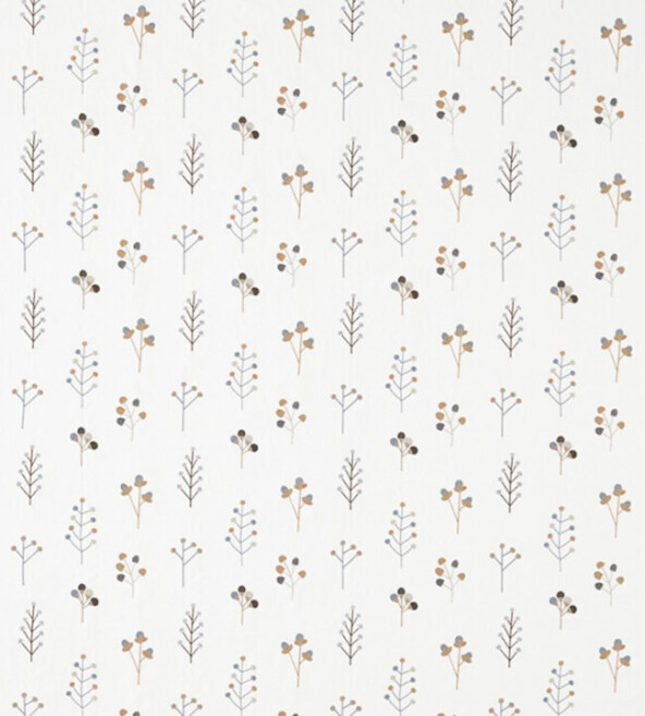 Mukula Slate Biscuit Charcoal Fabric by Scion