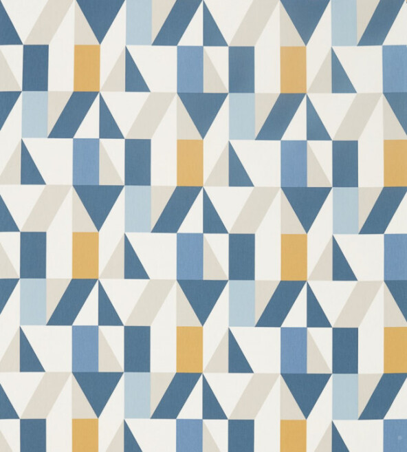 Nuevo Indigo Slate Satsuma Fabric by Scion