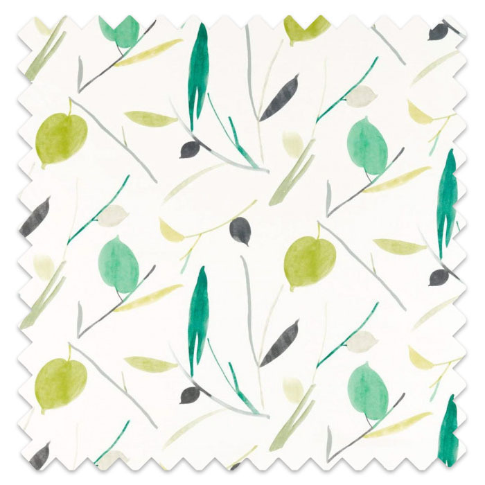 Swatch of Oxalis Kiwi Juniper by Scion