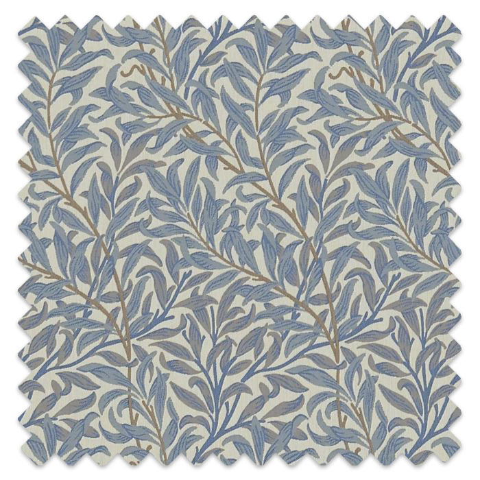 Swatch of Willow Boughs Weave Mineral/Woad