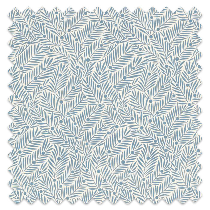 Swatch of Yew & Aril Mineral Blue