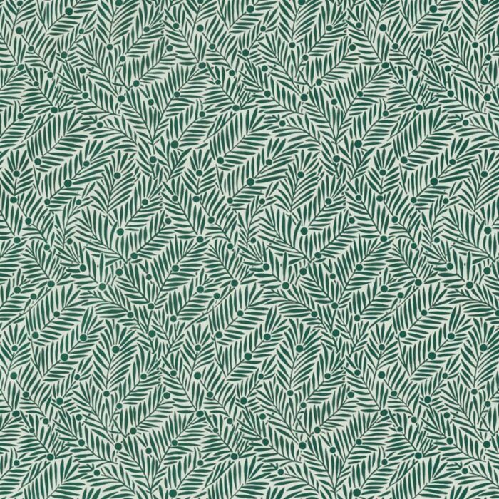 Yew & Aril Seagreen Fabric by Morris & Co