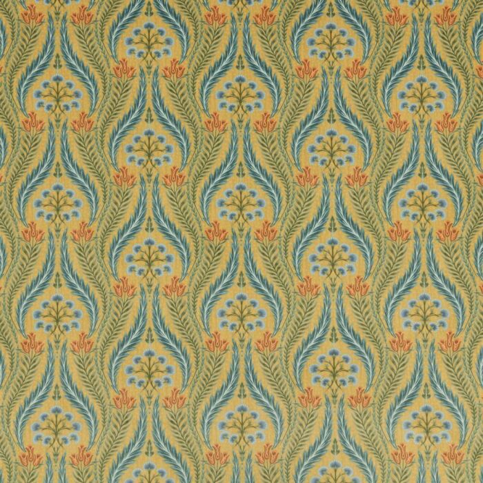 Verini Velvet Ochre Fabric by iLiv