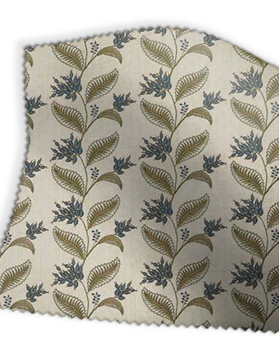 Berry Vine Indigo Fabric Berry Vine Indigo Fabric