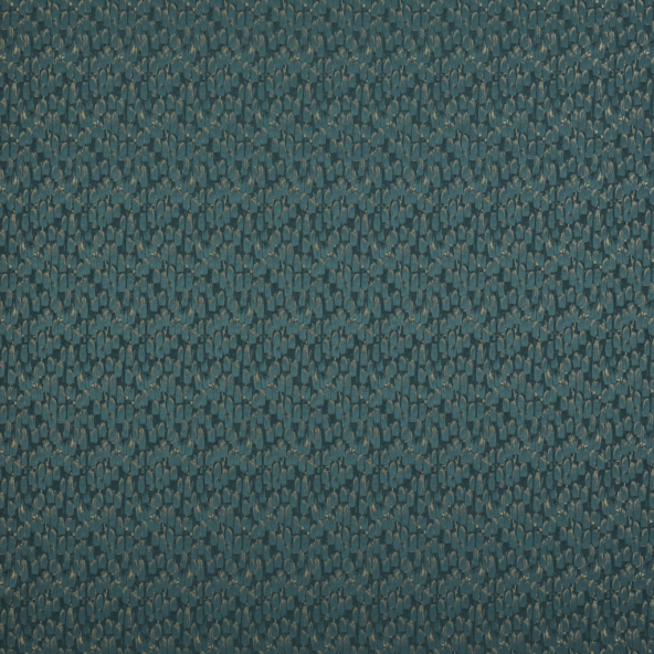 Meteor Peacock Fabric by Ashley Wilde