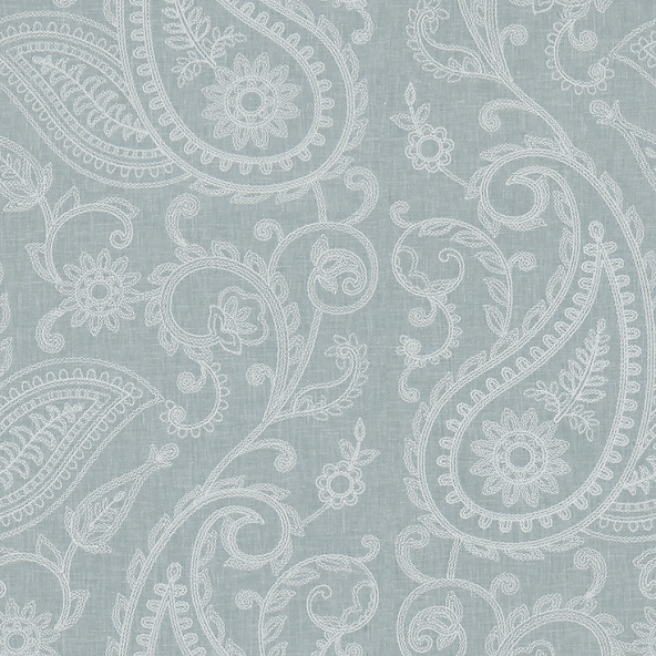 Pearl Blue Coral Fabric Flat Image