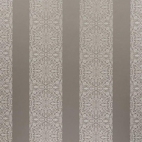 Brocade Stripe Ash Grey Fabric Flat Image