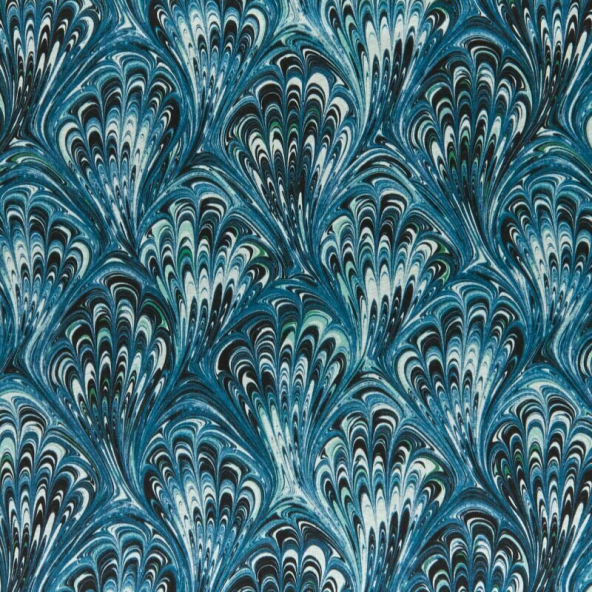 Pavone Teal Fabric