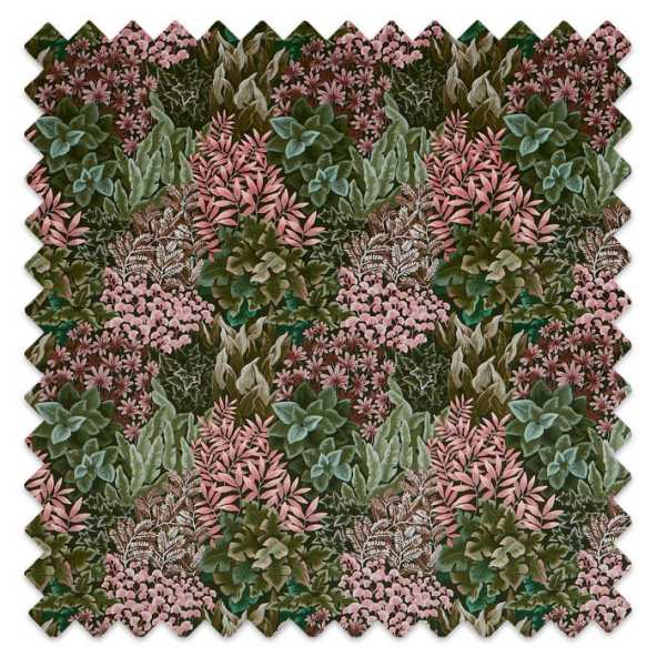 Swatch of Garden Wall Coral by Prestigious Textiles
