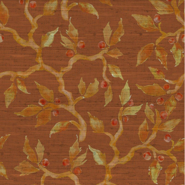 Vesper Rust Fabric by Voyage