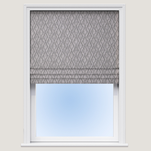 Made To Measure Roman Blinds Ripple Pewter
