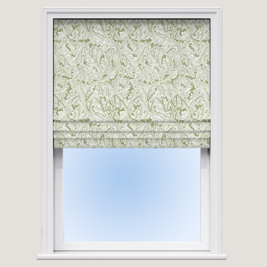 Made To Measure Roman Blinds Acanthus Weave Sage