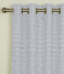 Eyelet Curtains Zen Silver