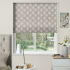 Electric Roman Blind in Great Oak Pewter