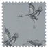 Roman Blind Cranes Delft Fabric Sample