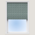Made To Measure Roman Blind Chenille Silver Blue