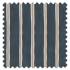 Roman Blind Rowing Stripe Midnight Fabric Sample