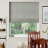 Shimmering Thread Silver Roman Blind