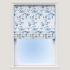 Birds And Roses Blue Roman Blind