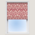 Roman Blind in Strawberry Thief Jacquard Plum