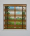 Sugar Maple Wooden Venetian Blind With Chocolate Tape