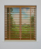 Sugar Maple Wooden Venetian Blind With Pecan Tape