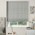 Electric Roman Blind in Woodcote Glacier