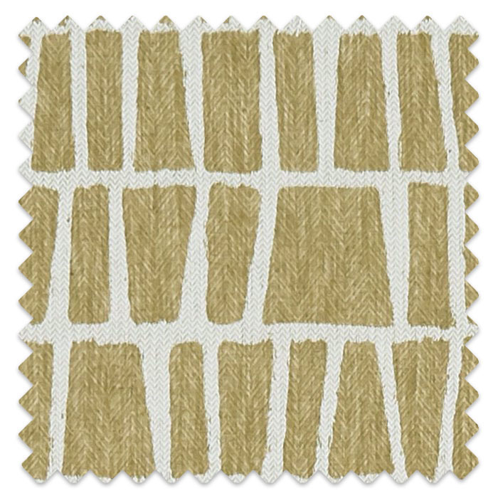 Swatch of Block Work Ochre