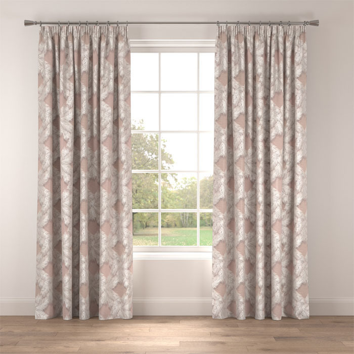 Curtains in Aruba Blush by Belfield Home