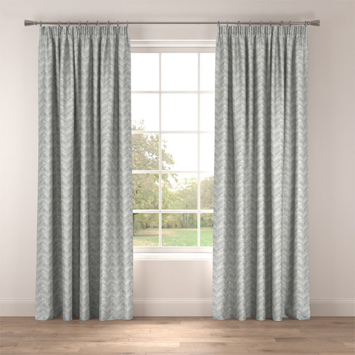 Curtains in Berkeley Denim by Belfield Home
