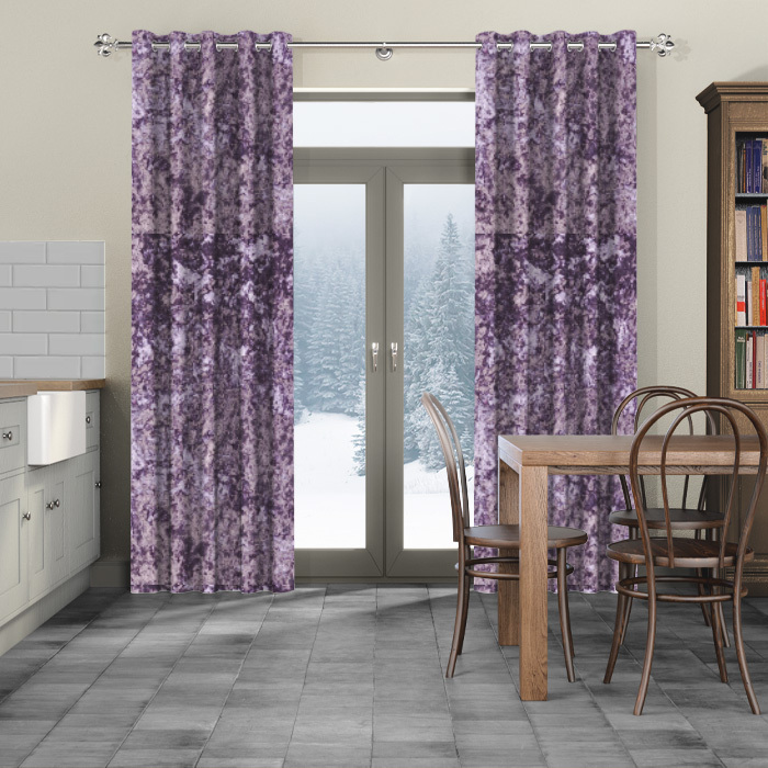 Made To Measure Curtains Crush Velvet Grape