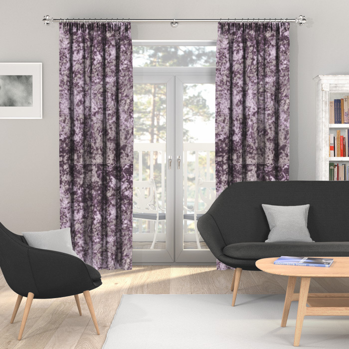 Made To Measure Curtains Crush Velvet Orchid