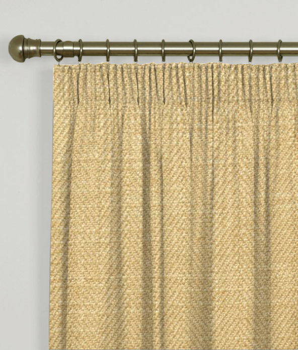Pencil Pleat Curtains Henley Honey
