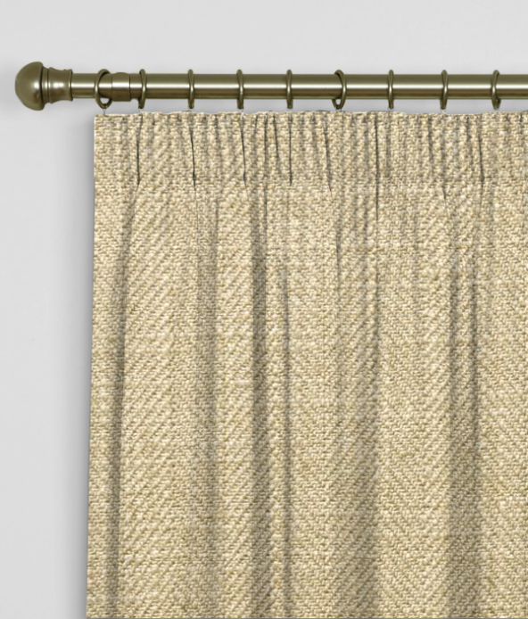 Pencil Pleat Curtains Henley Sesame
