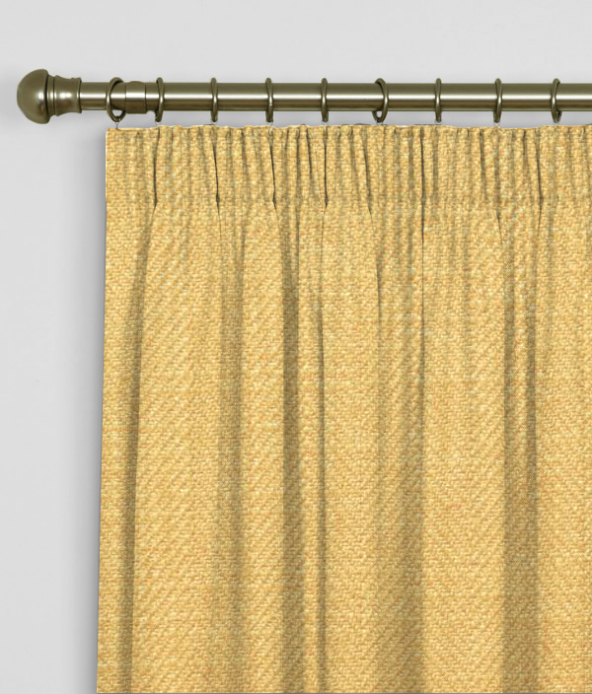 Pencil Pleat Curtains Henley Sunflower