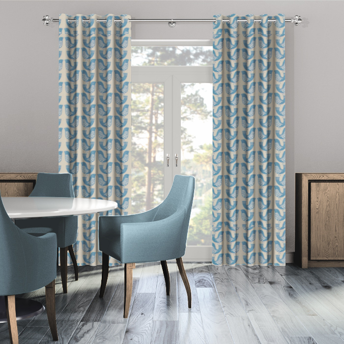 Made To Measure Curtains iLiv Scandi Birds Capri