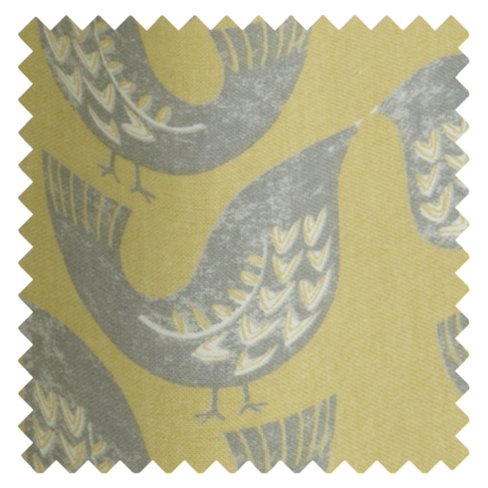 Scandi Birds Mustard
