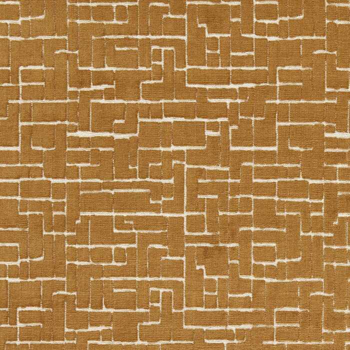 Kupka Bronze Fabric by Clarke And Clarke