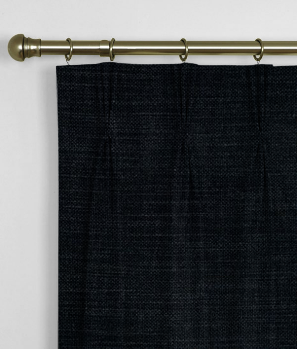 Pinch Pleat Curtains Nantucket Licorice