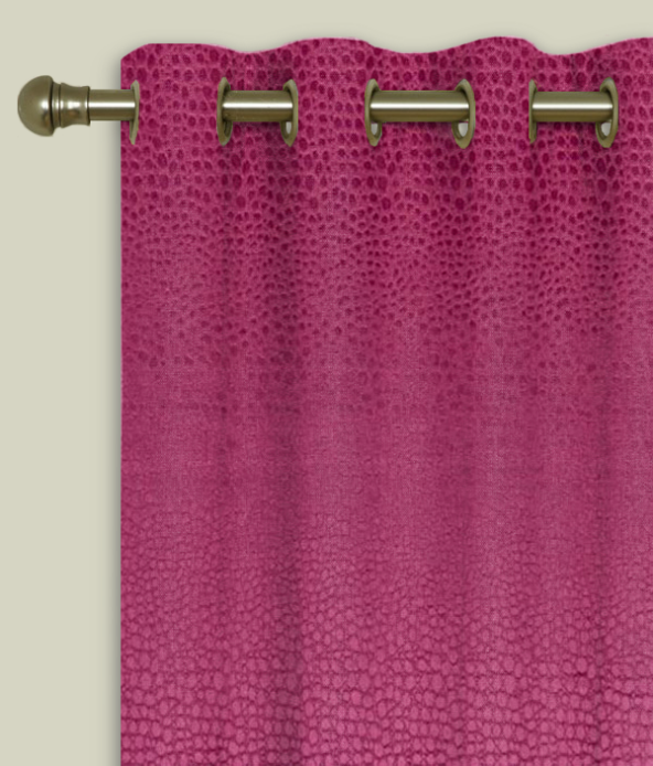 Eyelet Curtains Pulse Velvet Sorbet