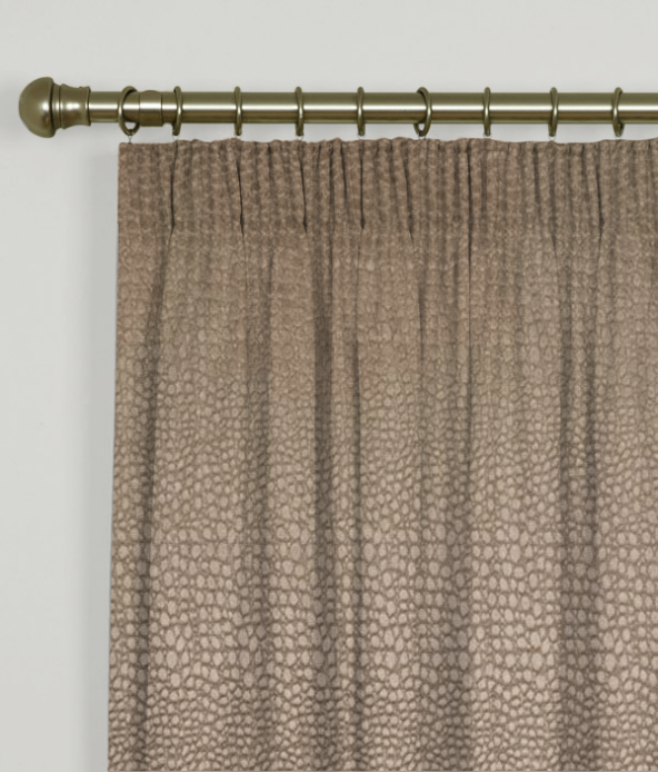 Pencil Pleat Curtains Pulse Velvet Taupe