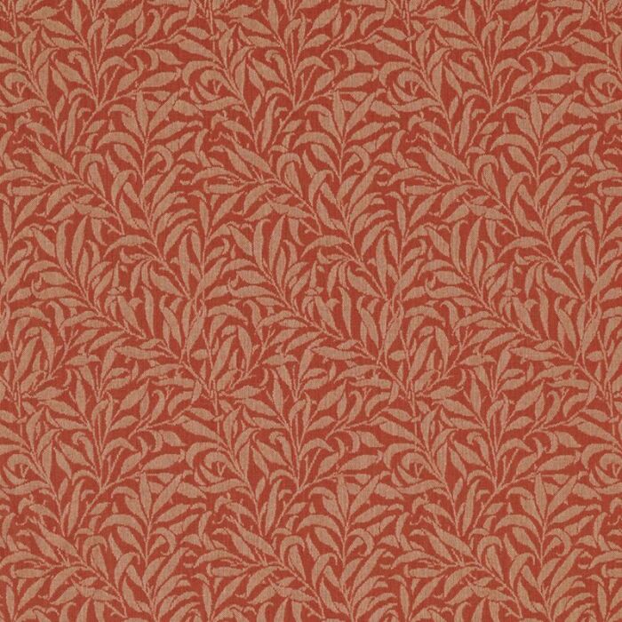 Pure Willow Boughs Weave Russet Fabric by Morris & Co