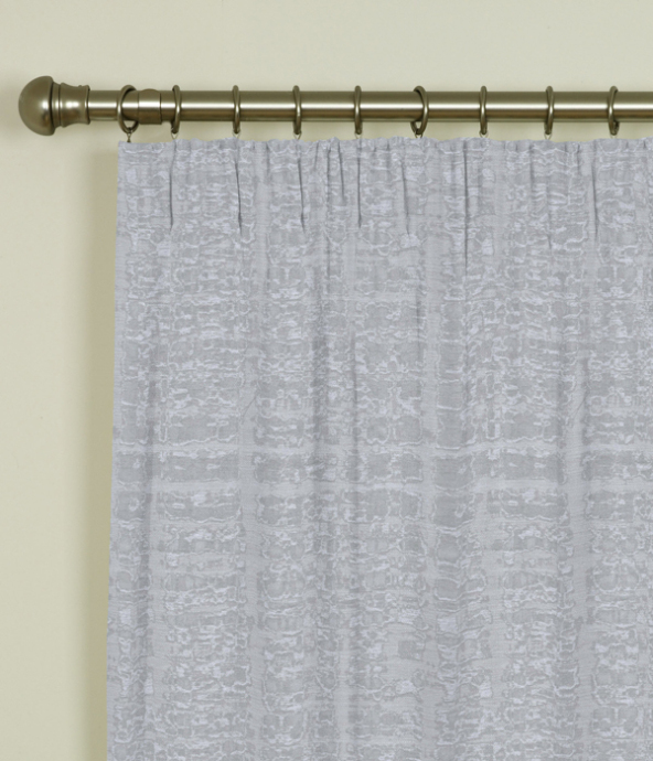 Pencil Pleat Curtains Zen Silver