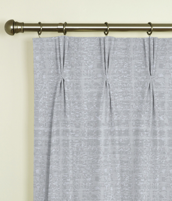 Pinch Pleat Curtains Zen Silver